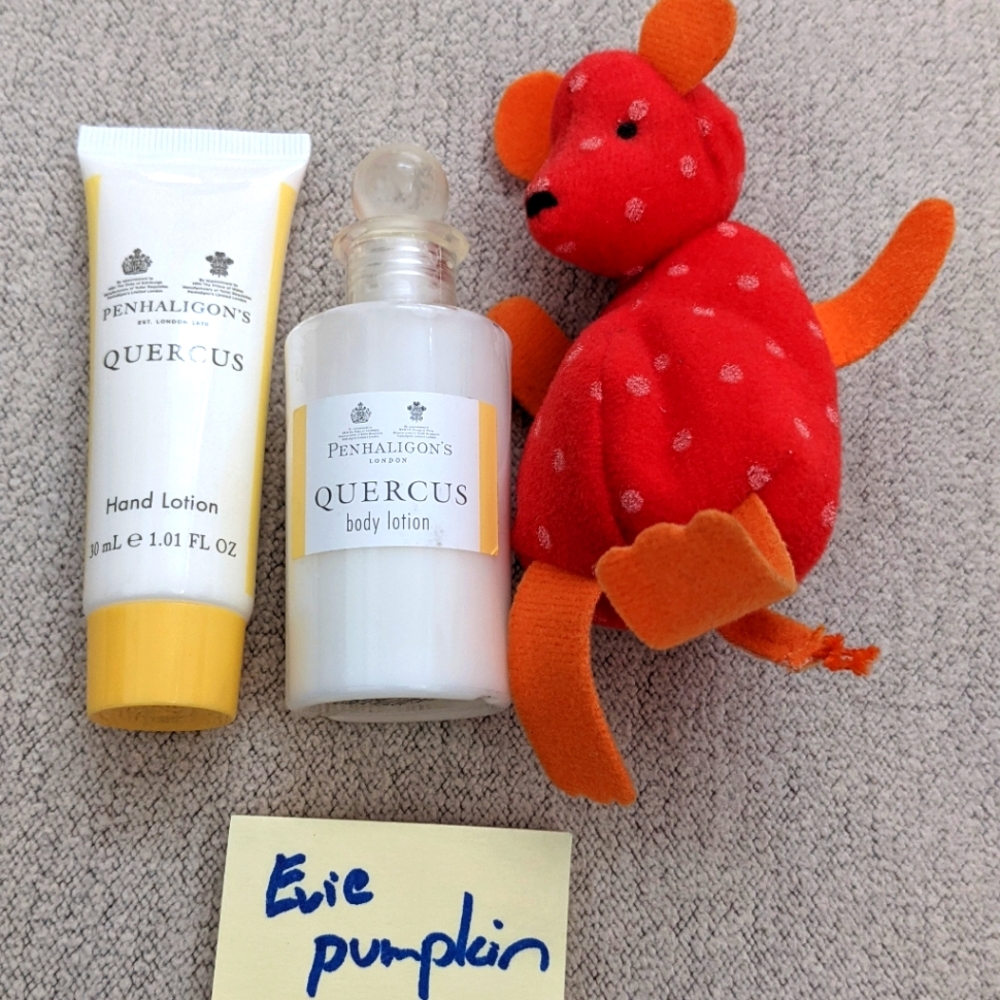 Penhaligon's Quercus Hand and Body Lotion travel Set NEW